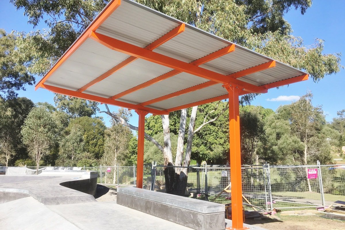 Custom Steel Shade Structures